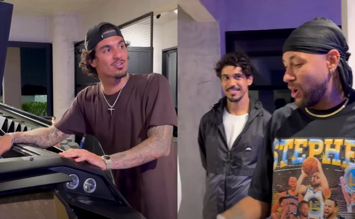 Vídeo: Gabriel Medina fica fascinado com Batmóvel de Neymar