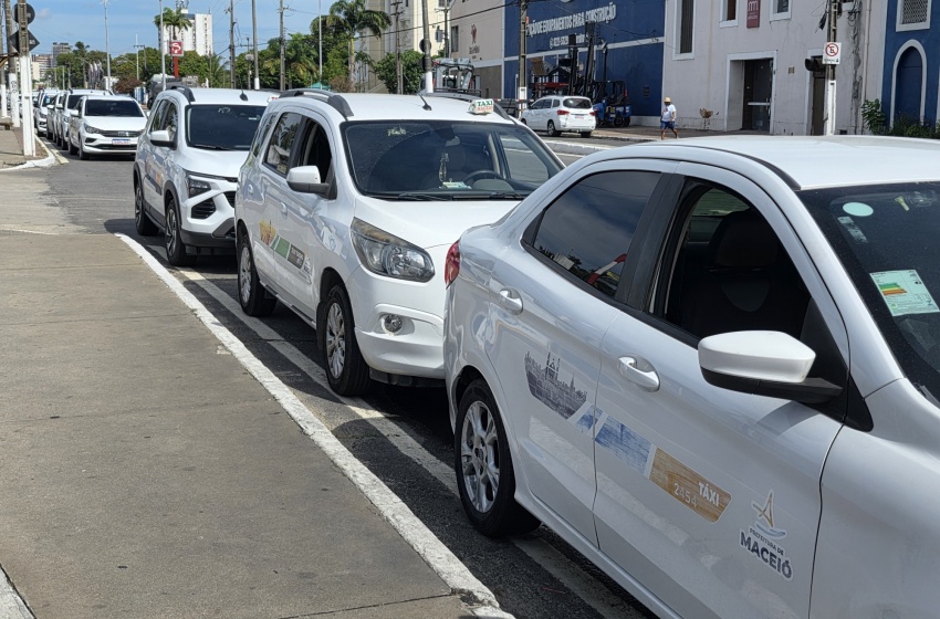 Maceió reabre prazo para credenciamento de novos taxistas; saiba mais