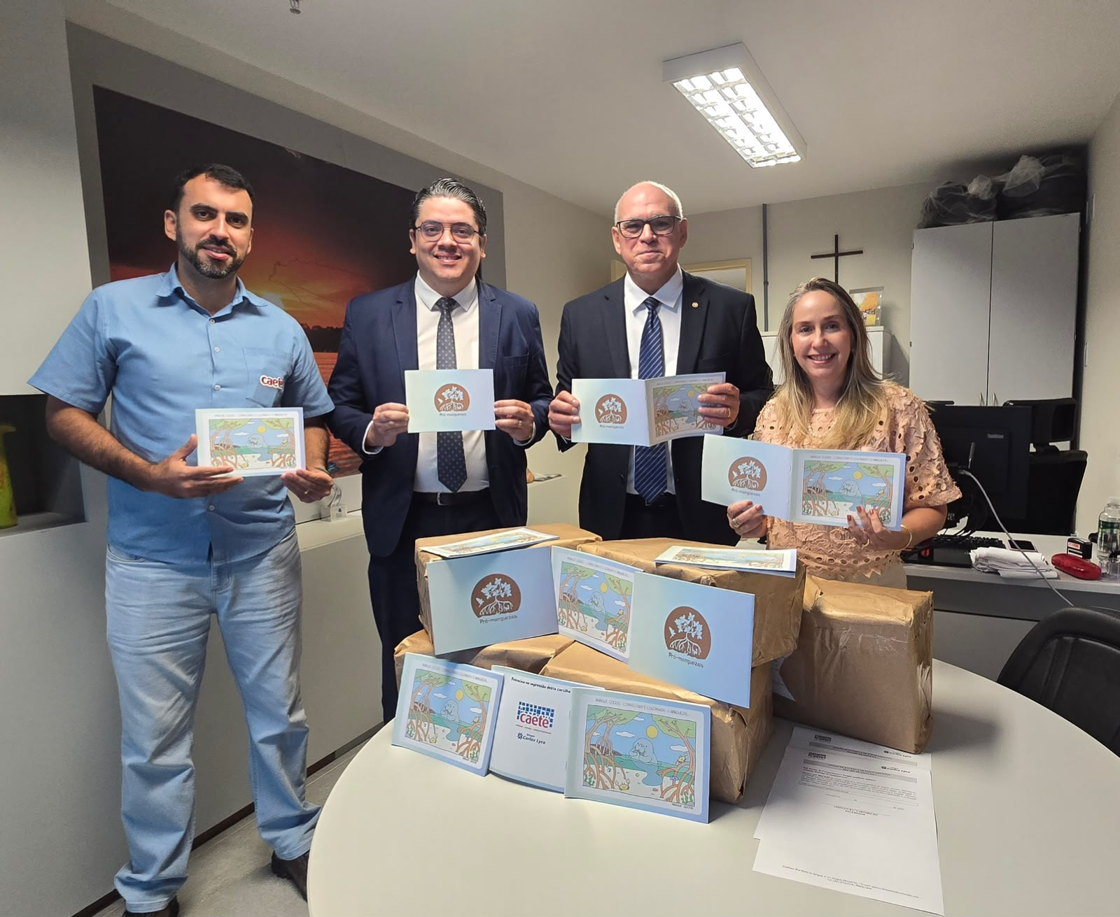 Usina Caeté apoia produção de cartilha sobre preservação de manguezais em AL