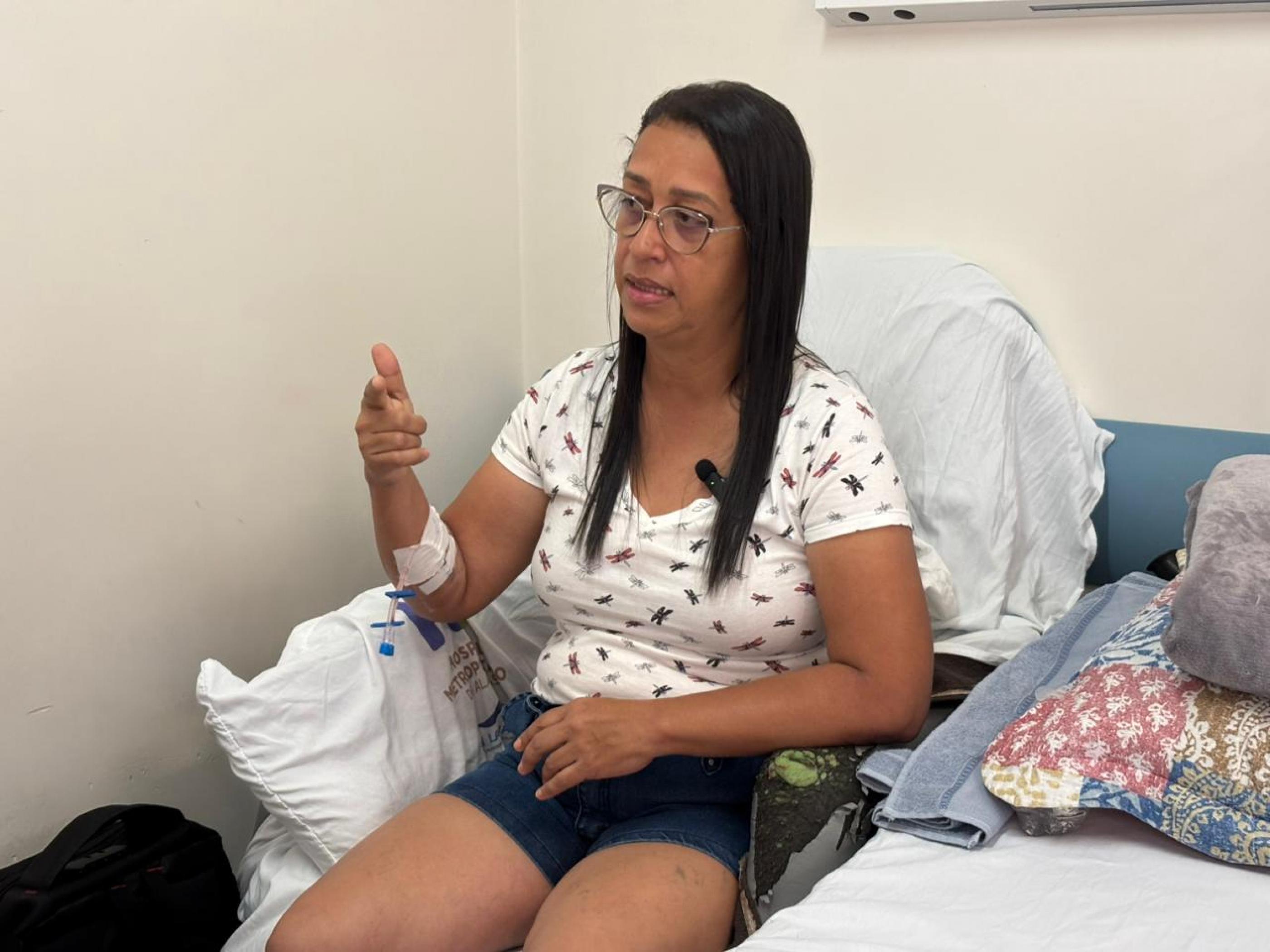 Vendedora tem a vida salva no Hospital Metropolitano de AL após sofrer AVC