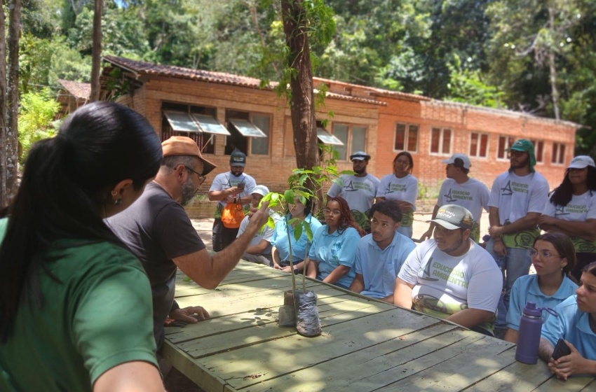 Educadores ambientais da Alurb participam de capacitação sobre plantio de árvores