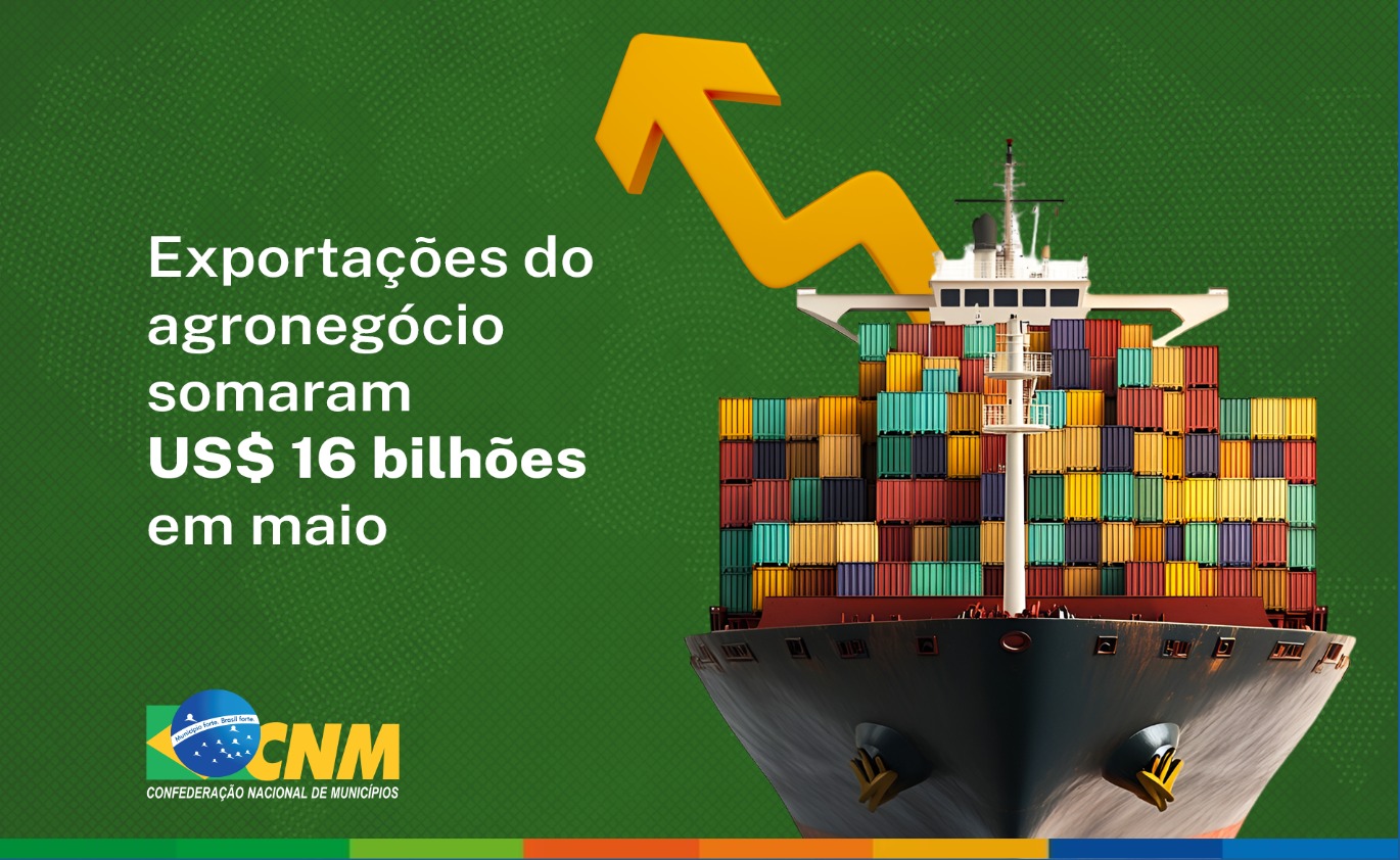 Exportações do agronegócio crescem 8,2% e somam US$ 16 bilhões
