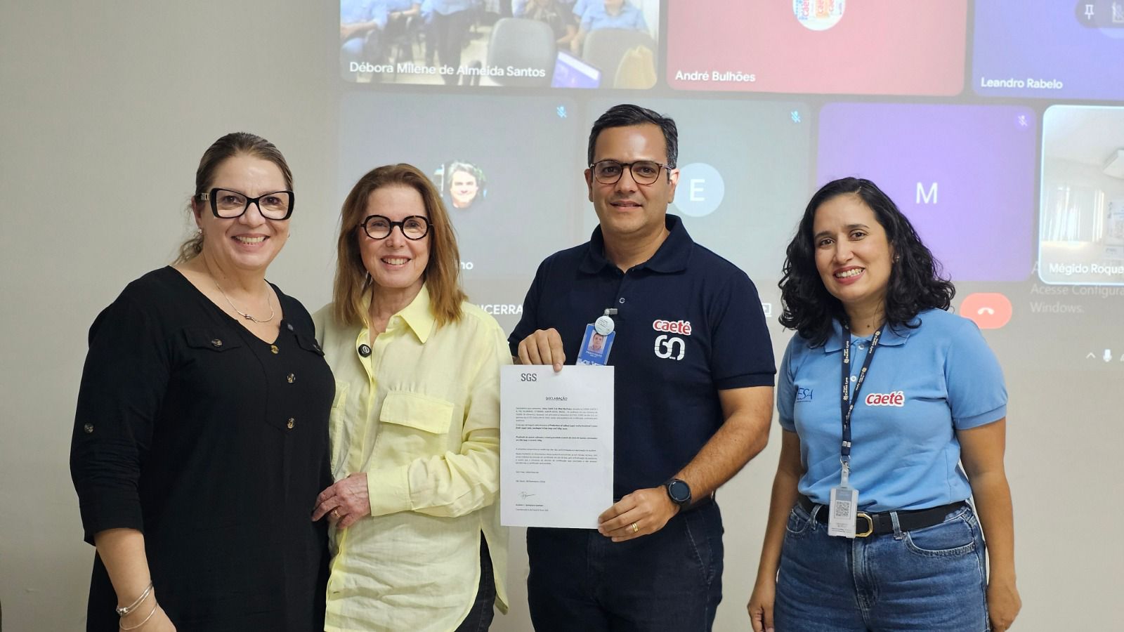 Unidade da Usina Caeté conquista nova recomendação internacional