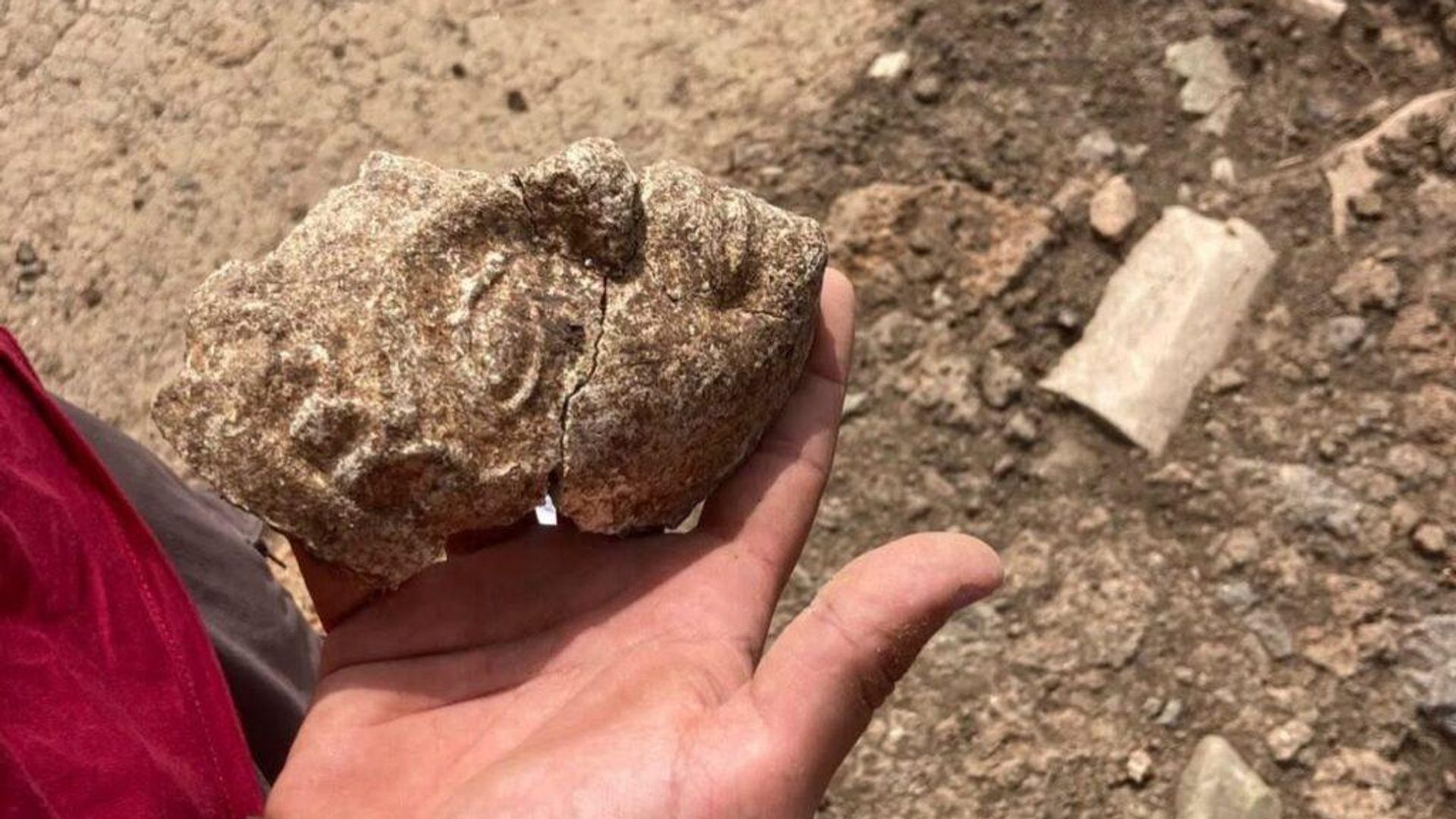 Descoberto rosto da deusa etrusca Uni em antigo templo
