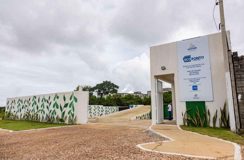Maceió amplia ecopontos e reforça descarte regular de entulhos