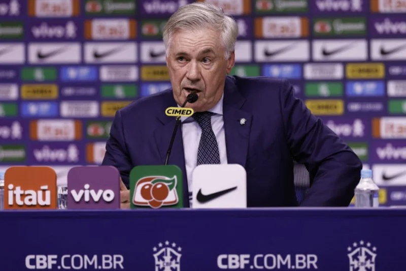 Ancelotti convoca Seleção para amistosos contra Coreia do Sul e Japão
