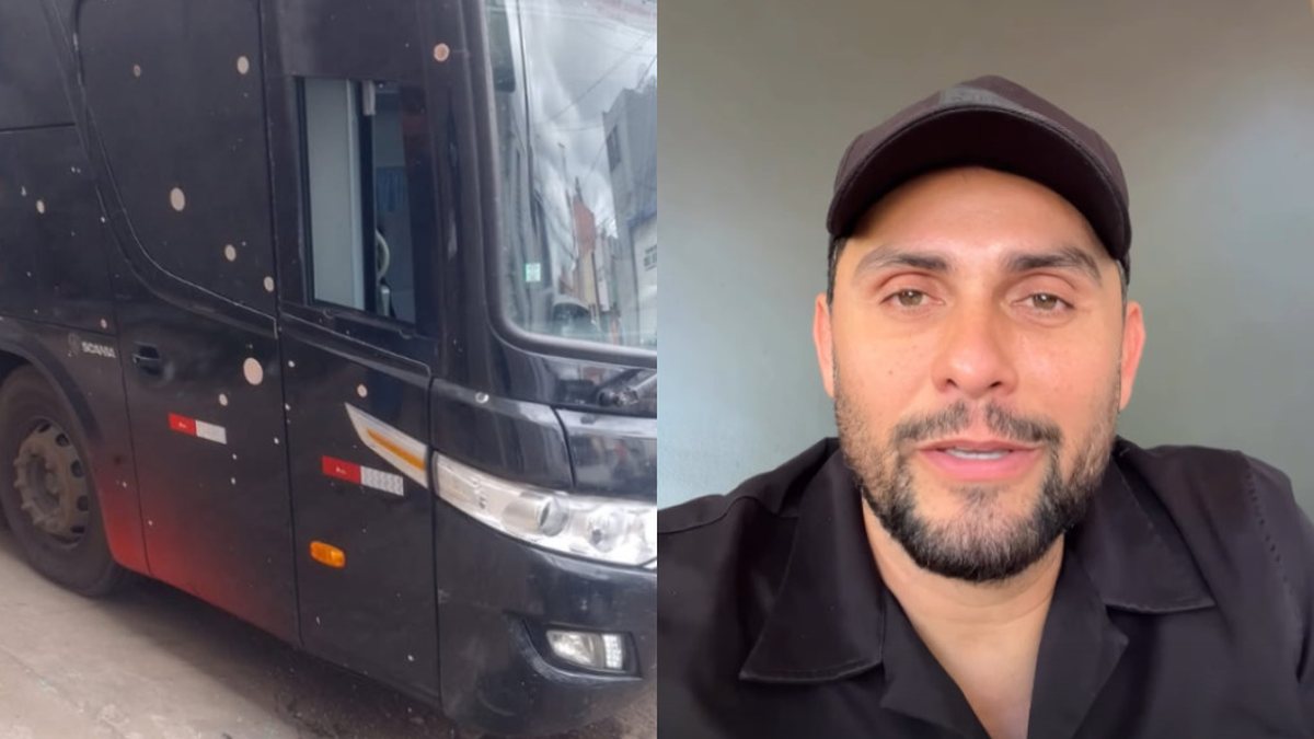 Ônibus de Mano Walter é invadido e tem equipamentos furtados