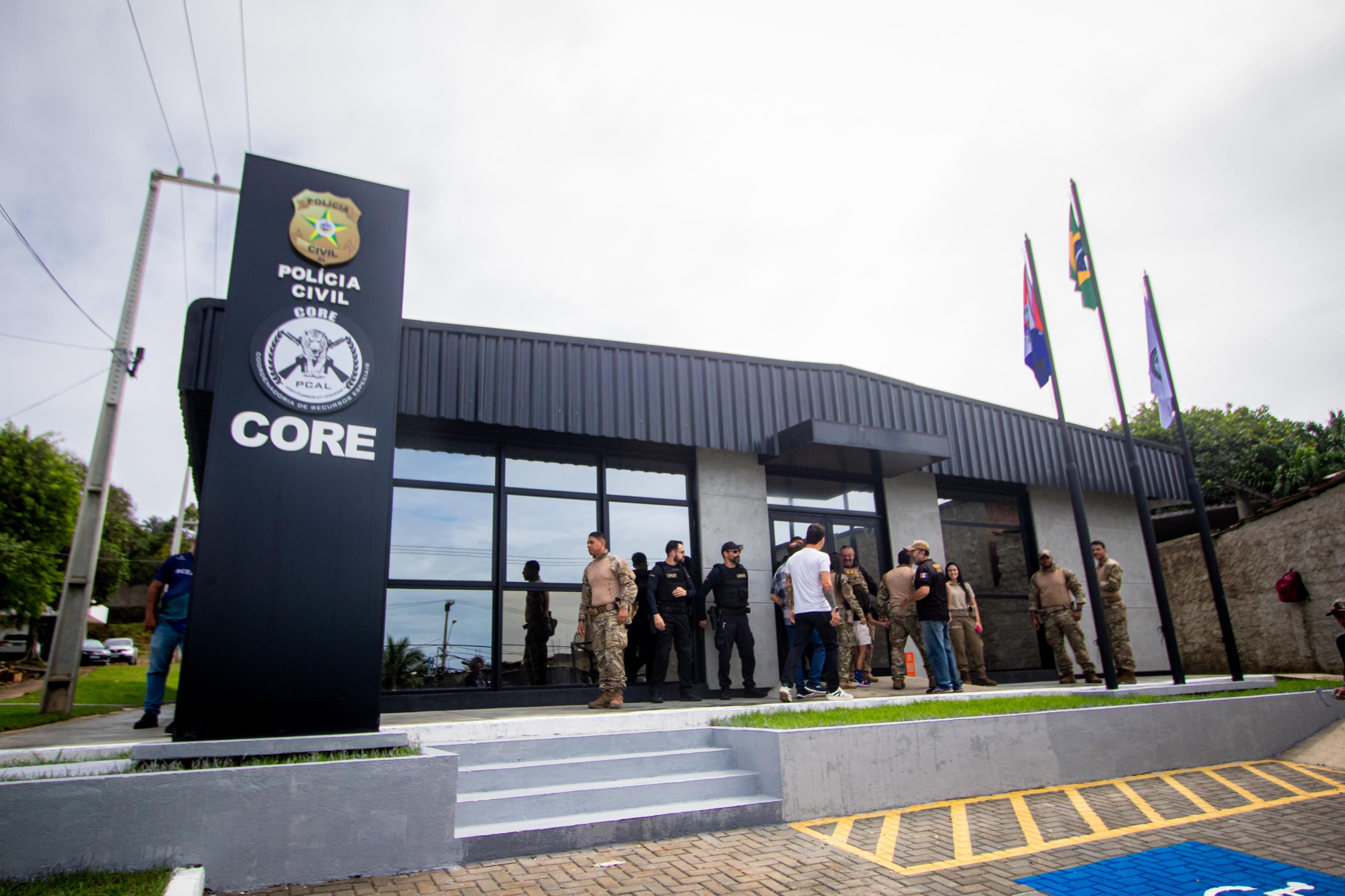 Governo de Alagoas inaugura nova sede da CORE, unidade de elite da Polícia
