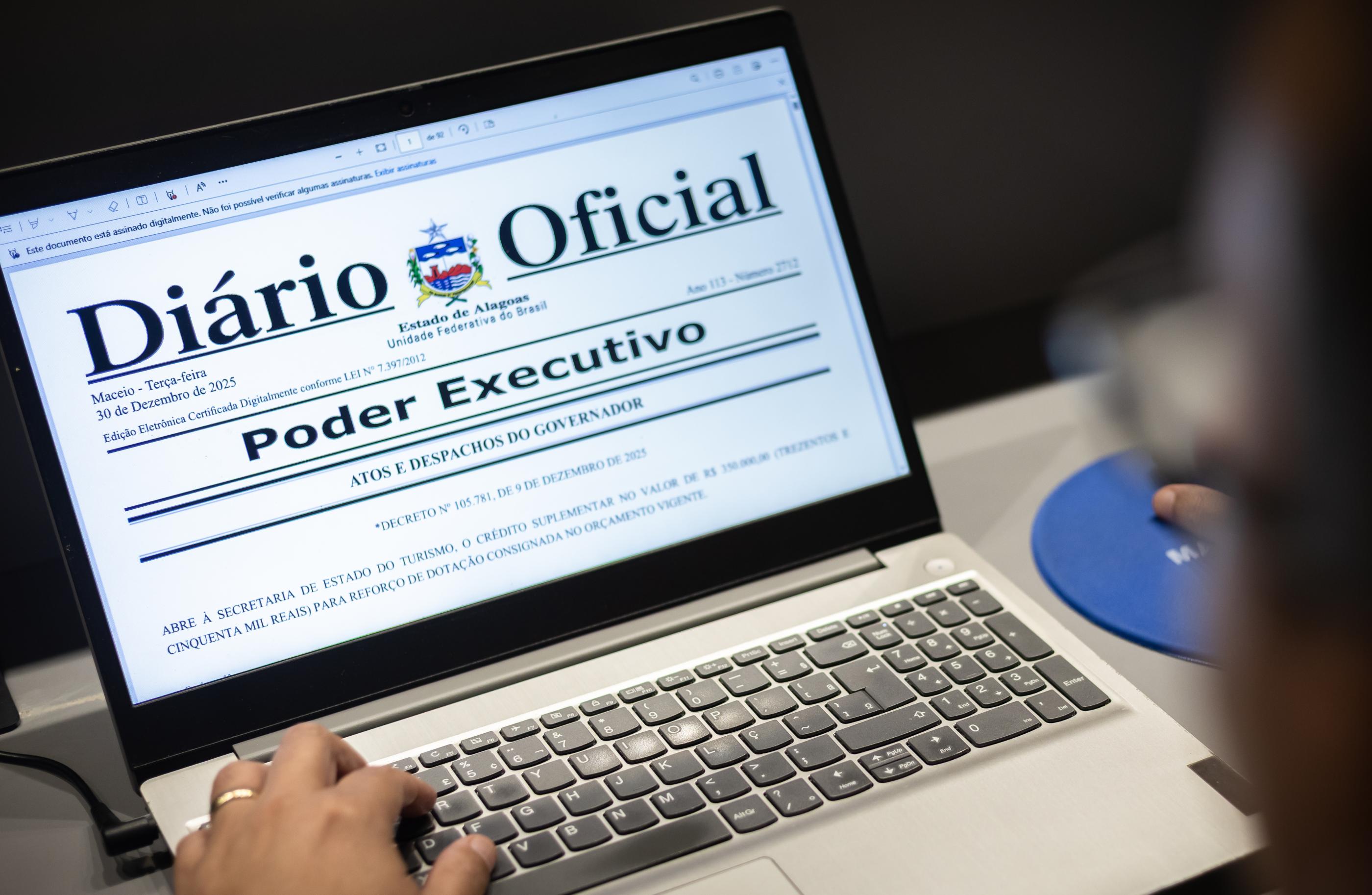 Confira o calendário oficial de AL de feriados e pontos facultativos para 2026