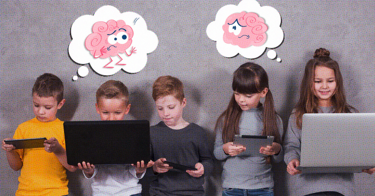 Uso excessivo de telas tem causado ansiedade e depressão em crianças