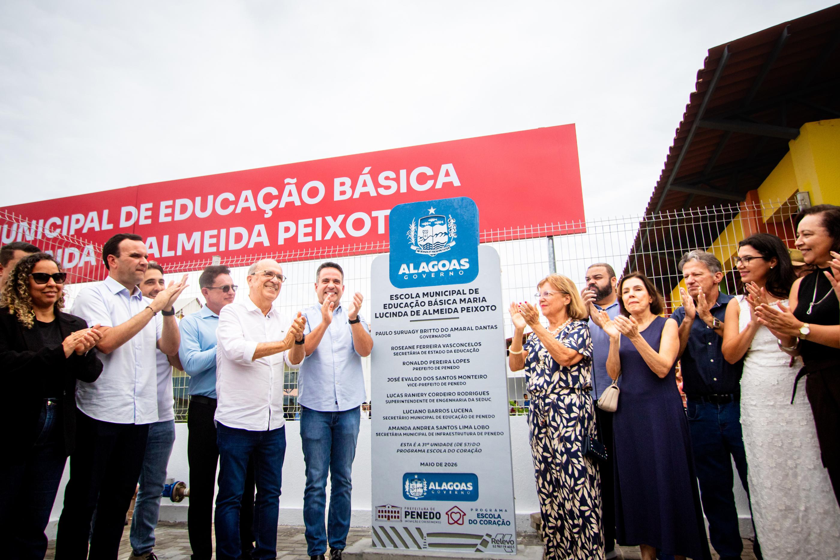 Penedo recebe 30ª Escola do Coração e obras de pavimentação
