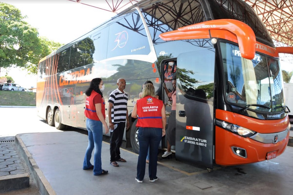 Sesau mantém ações de monitoramento no aeroporto e terminal rodoviário