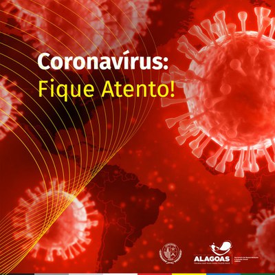 Alagoas tem 1.605 casos confirmados da covid-19 e 80 óbitos