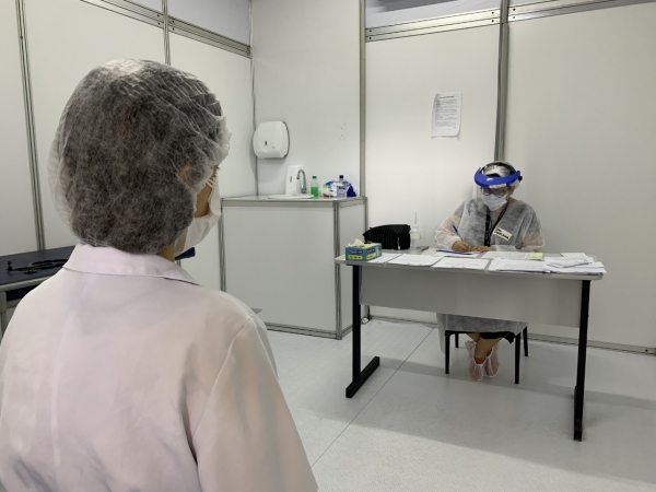 Quase 13 mil atendimentos já foram registrados no centro de triagem do HGE