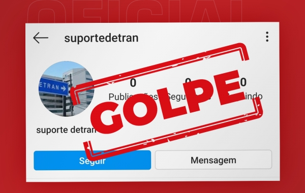 Detran/AL alerta para tentativa de golpe em rede social