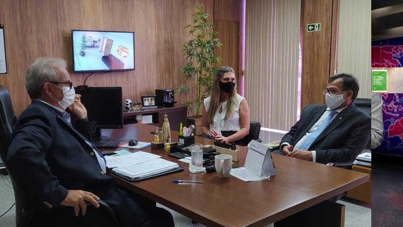 Presidentes do CRCAL e TCE-AL reafirmam parceria em reunião