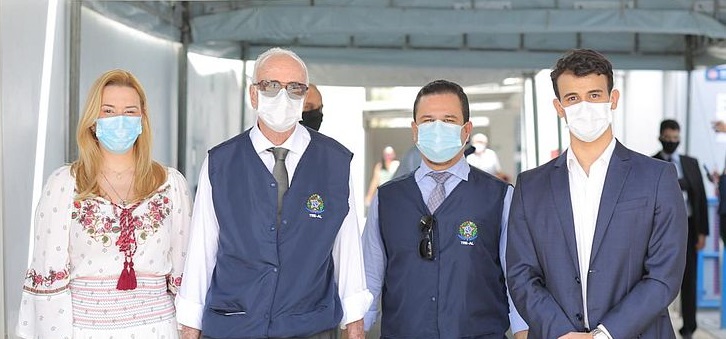 Escolas da parte baixa de Maceió recebem fiscalização do presidente do TRE