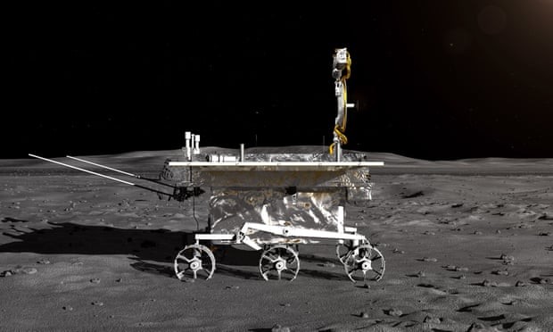 Sonda chinesa deixa superfície lunar e está retornando para a Terra