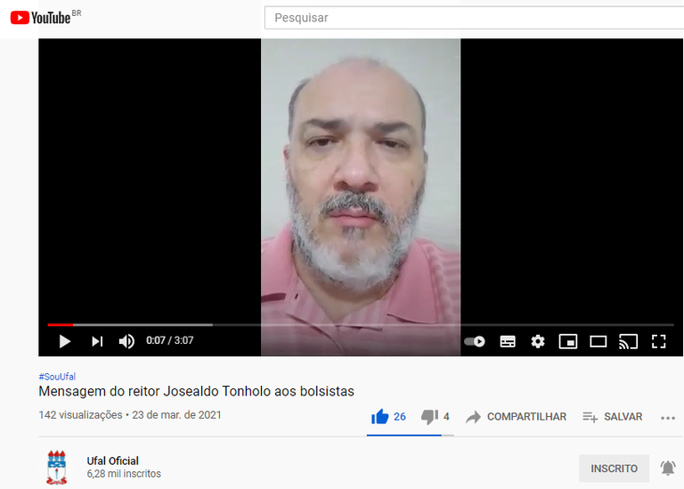 Reitor da Ufal explica atraso no pagamento de bolsistas