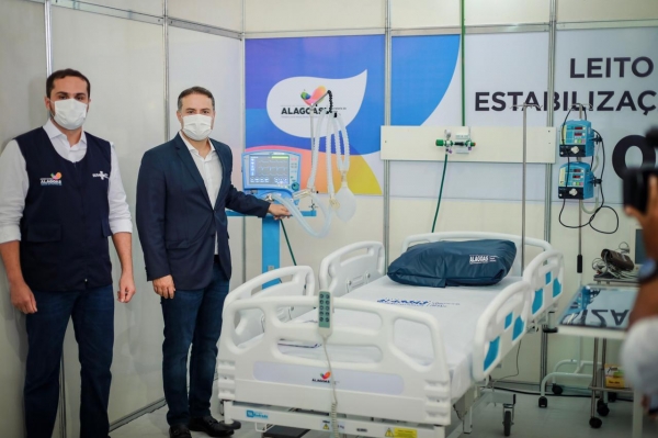 Alagoas reabre Hospital de Campanha e amplia leitos para Covid-19
