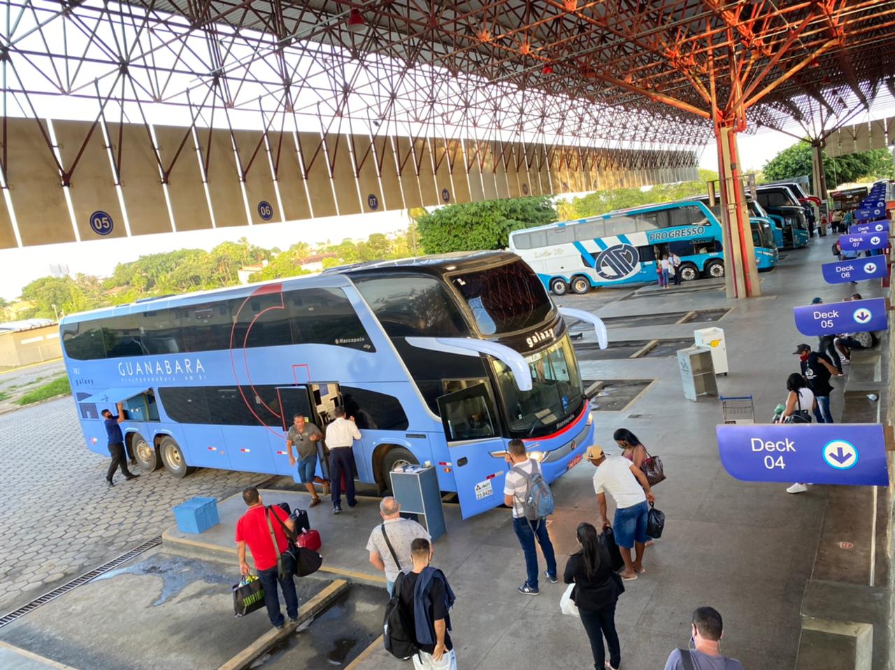 Movimento no Terminal Rodoviário de Maceió cai 70%
