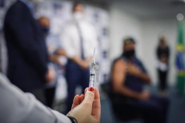 Servidores da Segurança Pública começam a ser vacinados hoje (6)