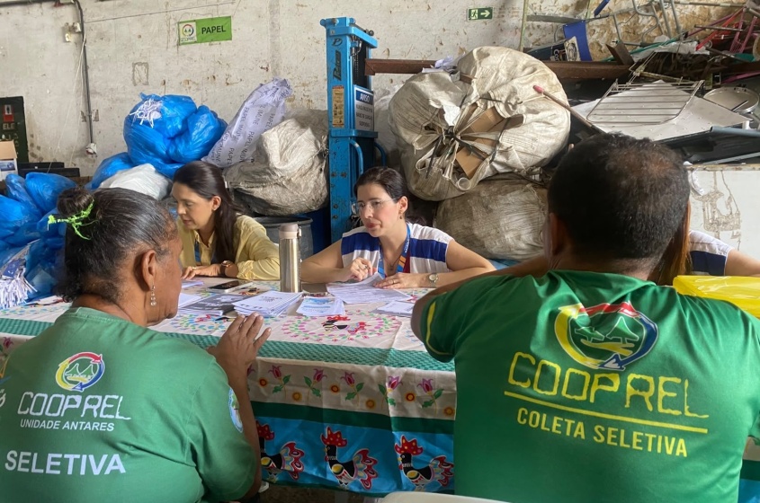 Programação de atendimento a cooperativas de recicláveis é encerrada