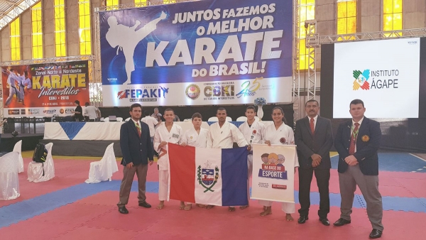 Delegação alagoana participa do Norte-Nordeste de Karatê no Pará