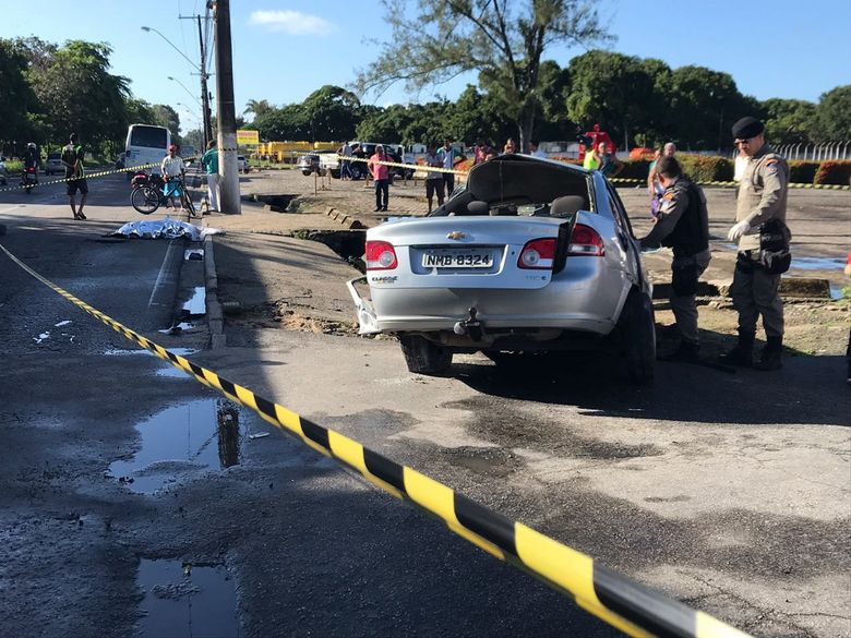 Acidente: Passageiro é arremessado e morre na hora e dois ficam feridos