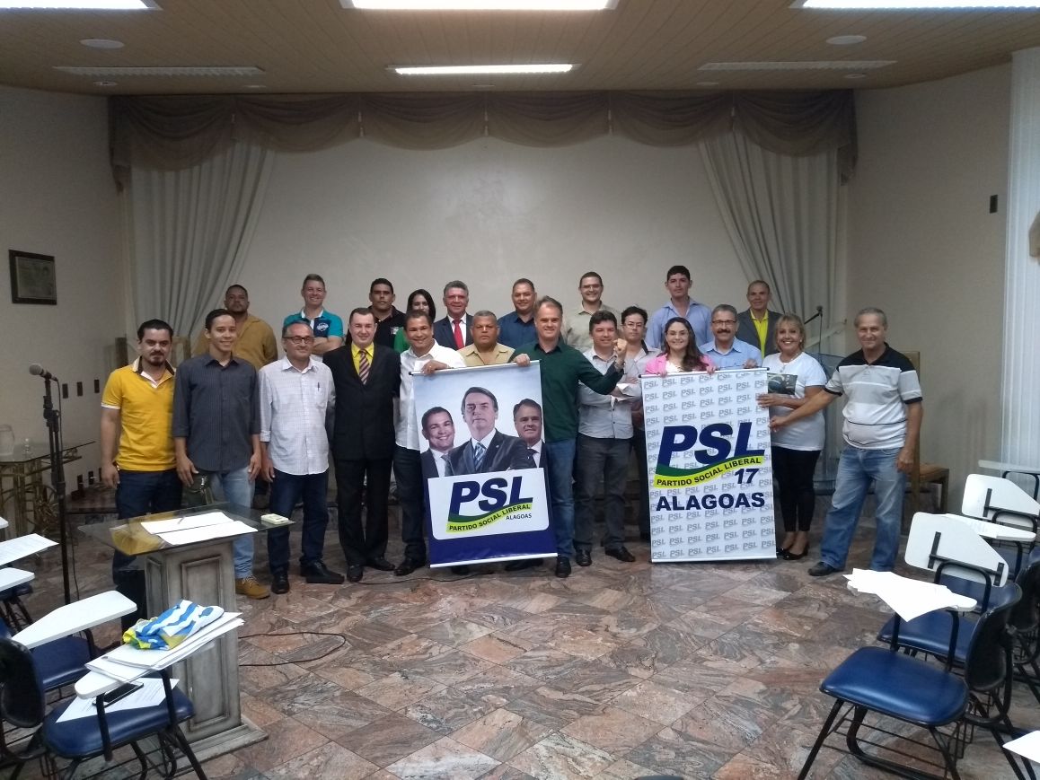 PSL AL consolida a direita e conta com pré-candidatos ao Senado, Governo, Deputado Federal e Estadual