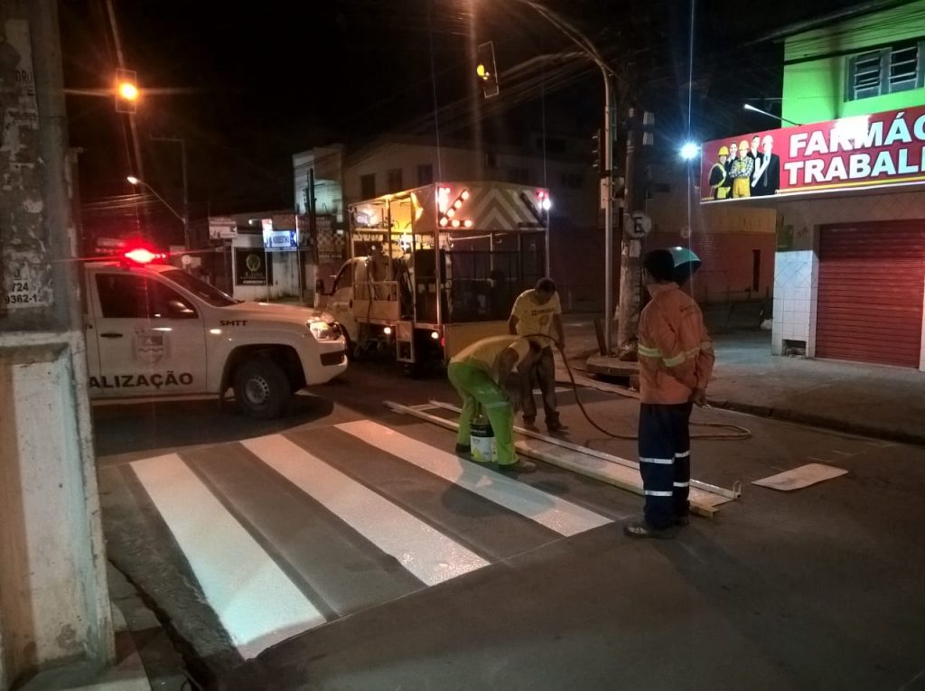 Começa a funcionar nova sinalização na Feirinha do Tabuleiro