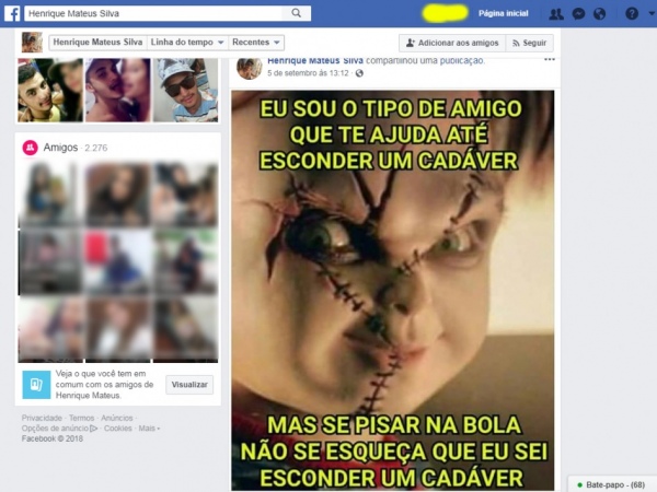 Perícia revela que Silvânio Barbosa levou 26 facadas antes de morrer