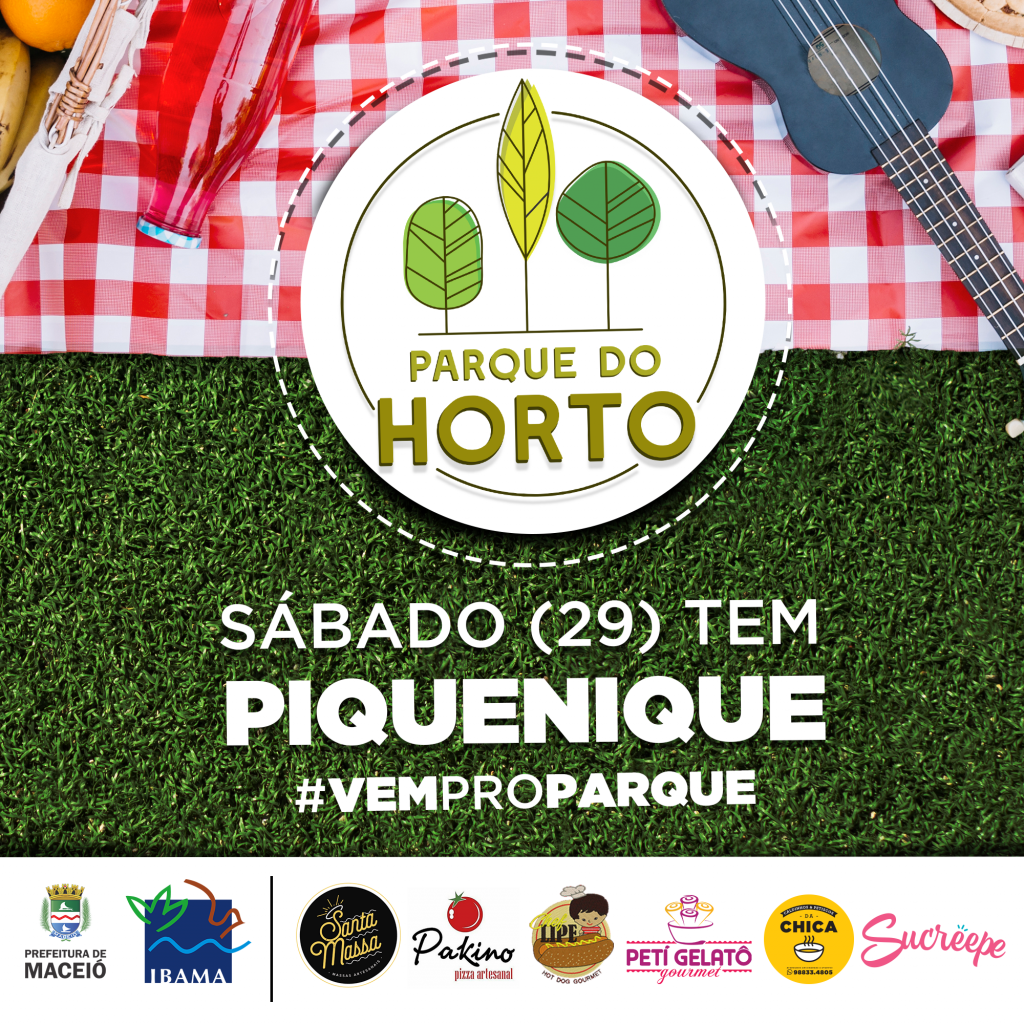 Parque do Horto terá área para piquenique com food trucks