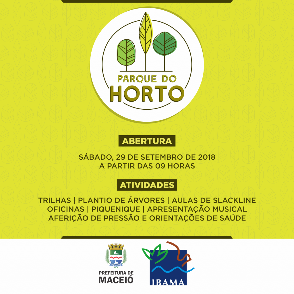 Confira a programação de abertura do Parque do Horto no sábado