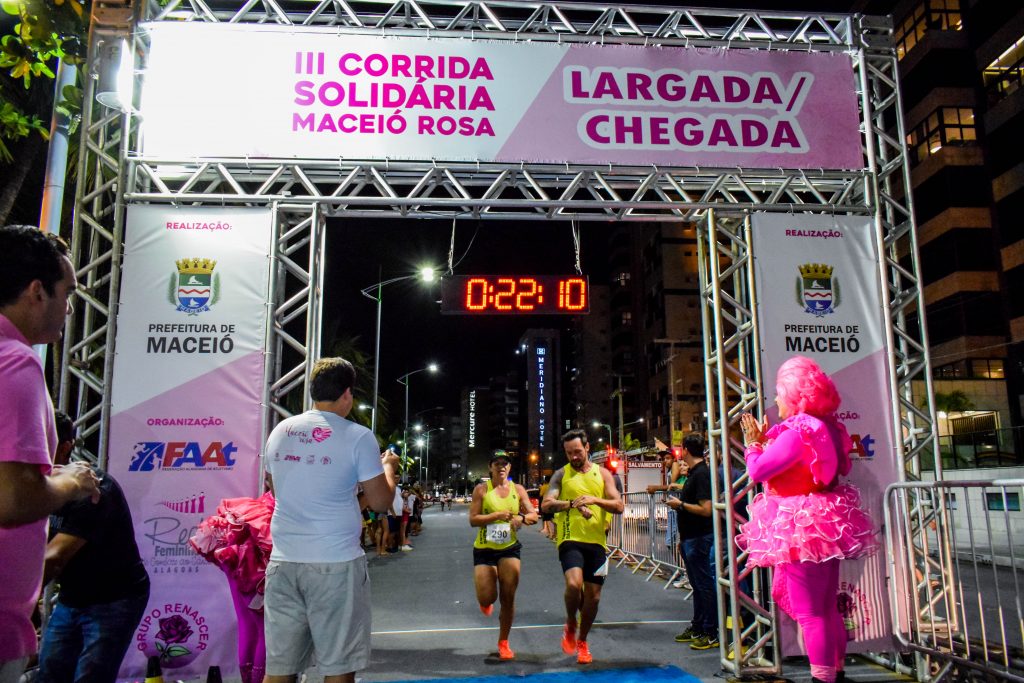 Inscrições para a Corrida Solidária Maceió Rosa já estão abertas