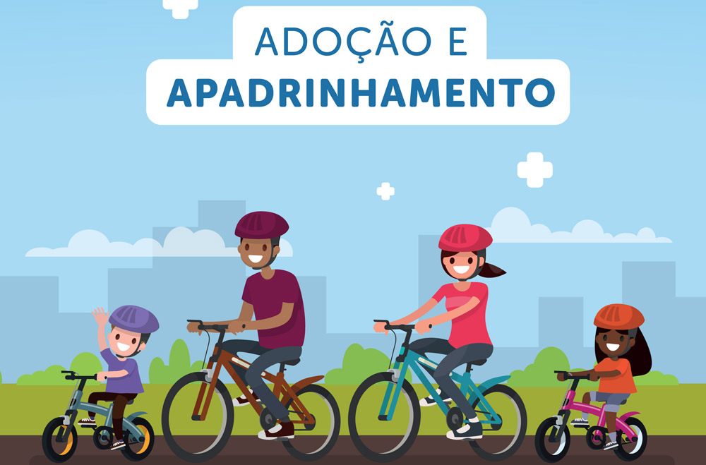 Folder orienta sobre adoção e apadrinhamento de crianças e adolescentes