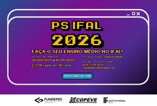 PS 2026: Ifal oferta 2.728 vagas para o Ensino Médio Integrado