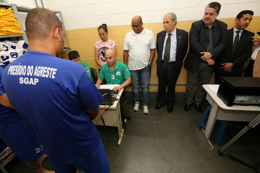 Justiça inicia cadastro biométrico do Presídio do Agreste