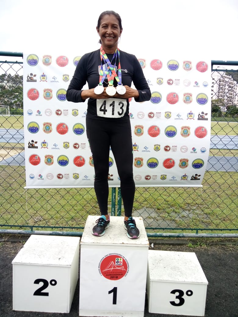 Inspetora da Guarda conquista medalhas em torneio nacional
