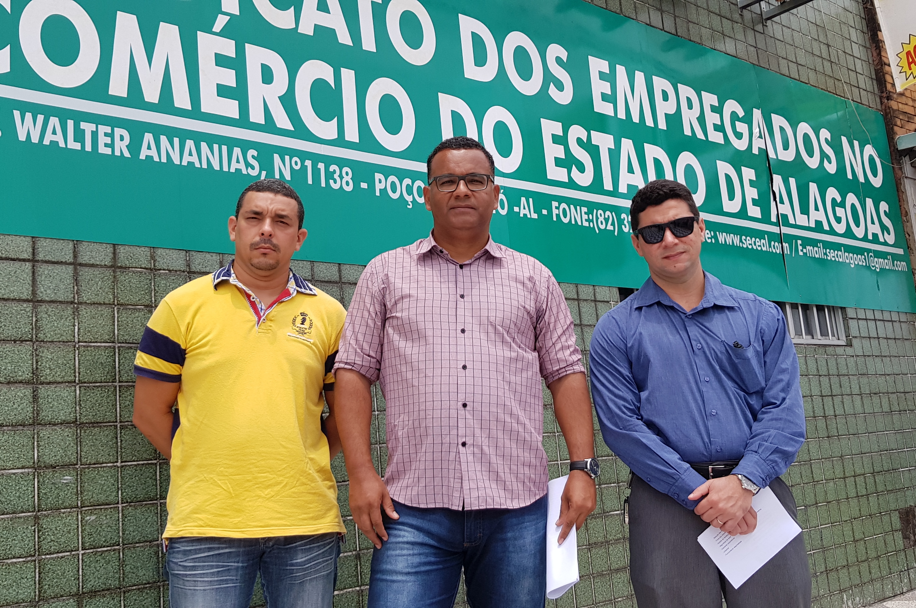 Junta Governativa indicada pelo MPT se apresenta a Sindcomerciários de Alagoas