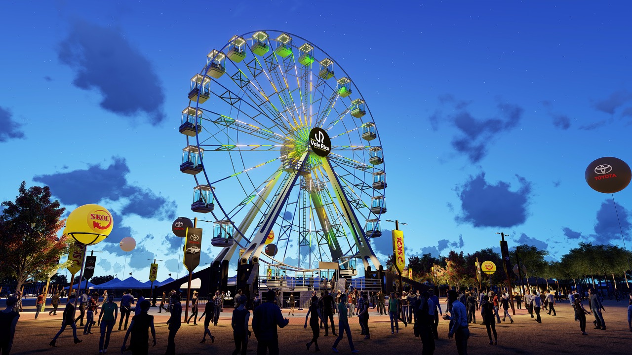 Vaquejada do Milhão traz a maior roda gigante da América para Alagoas