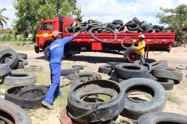 Campanha estadual recolhe mais de 11 mil pneus nos municípios alagoanos