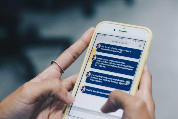 Assistente virtual de empresa alagoana realiza mais de 60 mil atendimentos por mês; veja como utilizar