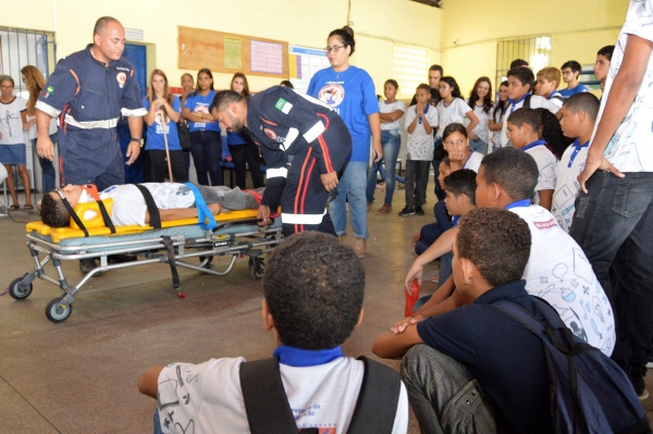 Samu nas Escolas retoma ações para continuar reduzindo o número de trotes