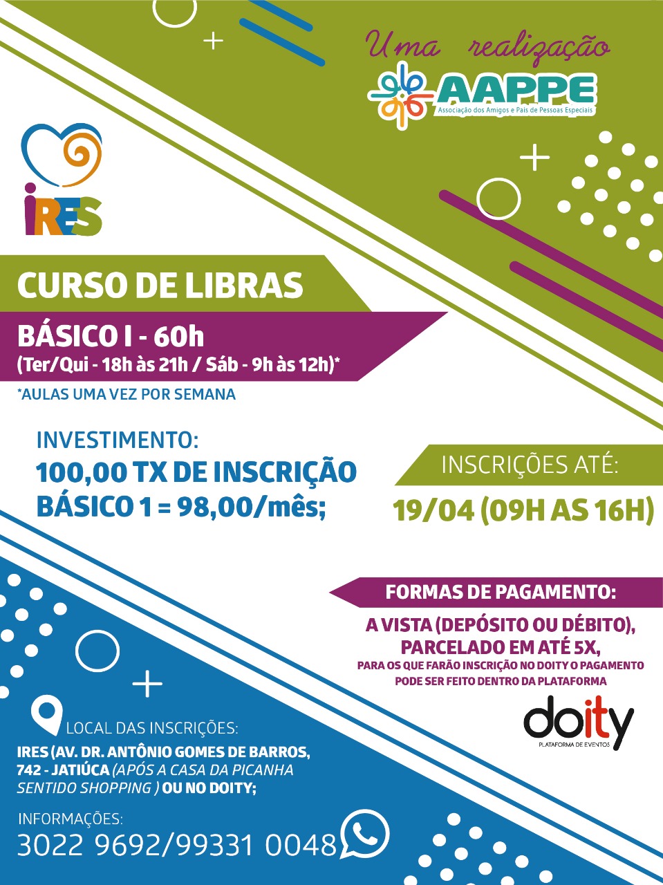 Instituto de referência em surdez abre inscrições para curso de Libras em Maceió