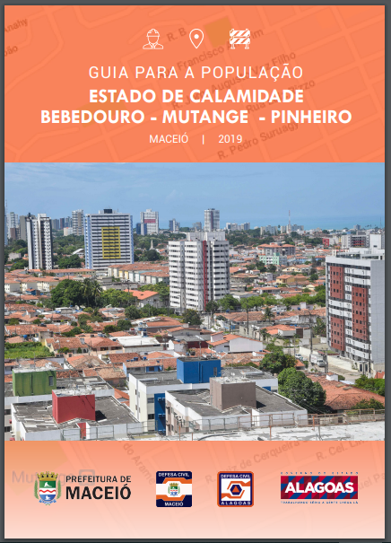 Defesa civil distribui  guia com informações úteis para os moradores de Bebedouro, Mutange e Pinheiro