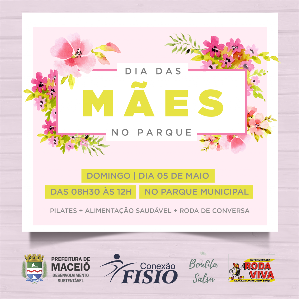 Parque Municipal terá programação em homenagem às mães