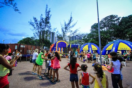 Lazer Itinerante leva esporte e diversão a moradores do Prado