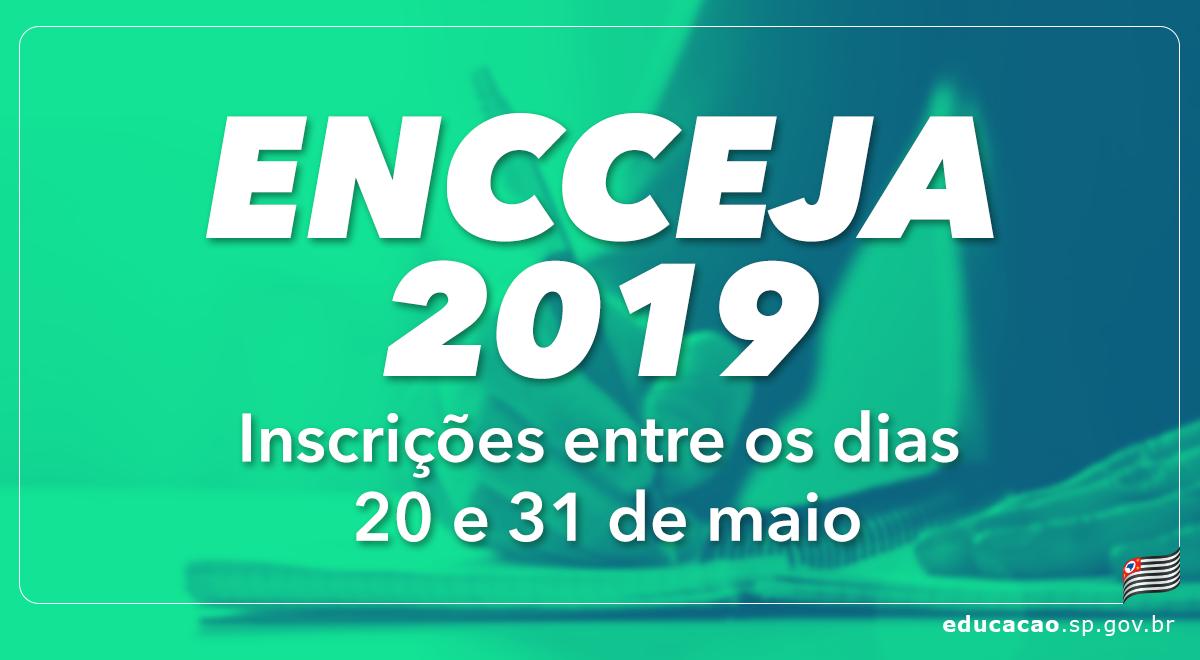 Inscrições para Encceja terminam nesta sexta-feira (31)