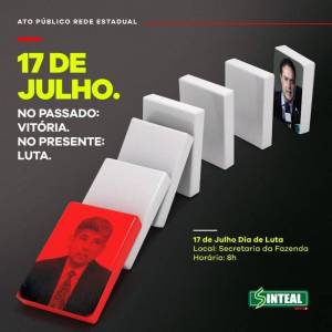 Servidores públicos farão ato em frente a Secretaria da Fazenda